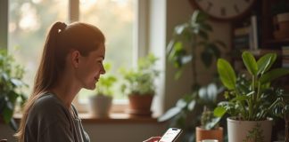 Трекеры привычек: Личный опыт использования TickTick Трекеры привычек в смартфоне: интерфейс приложения TickTick на рабочем столе с утренним освещением